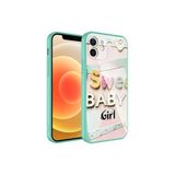 PSR aksesuar NO5 Kamera Korumalı Desenli Sert Silikon Zore Epoksi Kılıf-NO5 iPhone 11 ile uyumlu