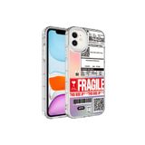 PSR aksesuar NO5 Kamera Korumalı Renkli Desenli Sert Silikon Zore Korn Kılıf-NO5 iPhone 12 ile uyumlu