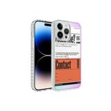 PSR aksesuar NO6 Airbag Kenarlı Renkli Desenli Silikon Zore Elegans Kılıf-NO6 iPhone 13 Pro ile uyumlu