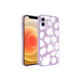 PSR aksesuar NO6 Kamera Korumalı Desenli Sert Silikon Zore Epoksi Kılıf-NO6 iPhone 12 ile uyumlu