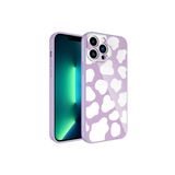 PSR aksesuar NO6 Kamera Korumalı Desenli Sert Silikon Zore Epoksi Kılıf-NO6 iPhone 12 Pro ile uyumlu