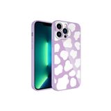 PSR aksesuar NO6 Kamera Korumalı Desenli Sert Silikon Zore Epoksi Kılıf-NO6 iPhone 12 Pro Max ile uyumlu