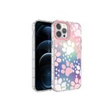 PSR aksesuar NO7 Kamera Korumalı Renkli Desenli Sert Silikon Zore Korn Kılıf-NO7 iPhone 13 Pro Max ile uyumlu