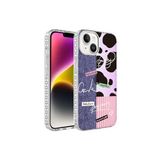 PSR aksesuar NO8 Airbag Kenarlı Renkli Desenli Silikon Zore Elegans Kılıf-NO8 iPhone 13 ile uyumlu