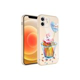 PSR aksesuar NO8 Kamera Korumalı Desenli Sert Silikon Zore Epoksi Kılıf-NO8 iPhone 11 ile uyumlu
