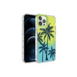 PSR aksesuar NO8 Kamera Korumalı Renkli Desenli Sert Silikon Zore Korn Kılıf-NO8 iPhone 12 Pro Max ile uyumlu