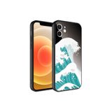 PSR aksesuar NO9 Kamera Korumalı Desenli Sert Silikon Zore Epoksi Kılıf-NO9 iPhone 12 ile uyumlu