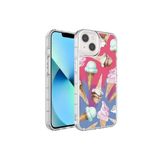 PSR aksesuar NO9 Kamera Korumalı Renkli Desenli Sert Silikon Zore Korn Kılıf-NO9 iPhone 14 ile uyumlu