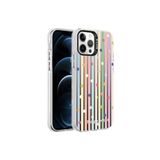 PSR aksesuar Noktalar Desenli Zore Silver Sert Kılıf-Noktalar iPhone 12 Pro Max ile uyumlu