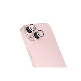 PSR aksesuar (p1585) Pembe Zore CL-13 Kamera Koruyucu-Pembe iPhone 15 Plus ile uyumlu