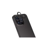 PSR aksesuar (p1595) Siyah Zore CL-13 Kamera Koruyucu-Siyah iPhone 15 Pro Max ile uyumlu