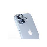 PSR aksesuar (p1602) Mavi Zore CL-15 Parmak İzi Bırakmayan Anti-RefCNSive Kamera Koruyucu-Mavi iPhone 15 ile uyumlu
