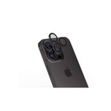 PSR aksesuar (p1612) Siyah CL-15 Parmak İzi Bırakmayan Anti-RefCNSive Kamera Koruyucu-Siya iPhone 15 Pro ile uyumlu