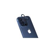 PSR aksesuar (p1614) Midnight Zore CL-15 Parmak İzi Bırakmayan Anti-RefCNSive Kamera Koruyucu-Midn iPhone 15 Pro ile uyumlu
