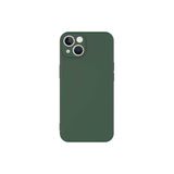 PSR aksesuar (p1655) Koyu Yeşil Kadife Iç Yüzeyli (şık Tasarım) Silikon Kılıf Koyu Yeşil Iphone 13 Mini ile uyumlu