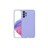 PSR aksesuar (p1694) Lila 4g Kamera Korumalı Kadife Lansman Yüzeyli (ŞIK TASARIM) Silikon Kılıf Lila Samsung A13 / A23 ile uyumlu