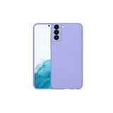PSR aksesuar (p1715) Lila Kadife Iç Yüzeyli (şık Tasarım) Silikon Kılıf Lila Samsung S22 Plus ile uyumlu