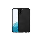 PSR aksesuar (p1717) Siyah Kadife Iç Yüzeyli (şık Tasarım) Silikon Kılıf Siyah Samsung S22 Plus ile uyumlu