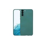 PSR aksesuar (p1718) Koyu Yeşil Kadife Iç Yüzeyli (şık Tasarım) Silikon Kılıf Koyu Yeşil Samsung S22 Plus ile uyumlu