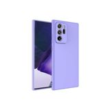 PSR aksesuar (p1730) Lila Kadife Iç Yüzeyli (şık Tasarım) Silikon Kılıf Lila Samsung Note 20 Ultra ile uyumlu