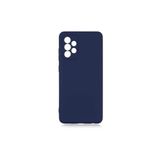 PSR aksesuar (p2051) Lacivert Kadife Iç Yüzeyli (ŞIK TASARIM) Silikon Kılıf Lacivert Samsung Galaxy A72 ile uyumlu