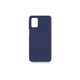 PSR aksesuar (p2060) Lacivert Kadife Iç Yüzeyli (ŞIK TASARIM) Silikon Kılıf Lacivert Samsung Galaxy M31s ile uyumlu