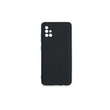 PSR aksesuar (p2081) Siyah Kadife Iç Yüzeyli (ŞIK TASARIM) Silikon Kılıf Siyah Samsung Galaxy A71 ile uyumlu