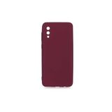 PSR aksesuar (p2100) Koyu Mor Kadife Iç Yüzeyli (ŞIK TASARIM) Silikon Kılıf Koyu Mor Samsung Galaxy A02 ile uyumlu