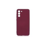 PSR aksesuar (p2126) Koyu Mor Kadife Iç Yüzeyli (ŞIK TASARIM) Silikon Kılıf Koyu Mor Samsung Galaxy S21 Fe ile uyumlu
