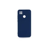 PSR aksesuar (p2199) Lacivert Kamera Korumalı Kadife Iç Yüzeyli (ŞIK TASARIM) Silikon Kılıf Lacivert Xiaomi Redmi 9c ile uyumlu
