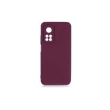 PSR aksesuar (p2208) Koyu Mor 5g Kamera Korumalı Kadife Iç Yüzeyli (ŞIK TASARIM) Silikon Kılıf Koyu Mor Xiaomi Mi 10t Pro ile uyumlu