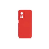 PSR aksesuar (p2211) Koyu Pembe 5g Kamera Korumalı Kadife Iç Yüzeyli (ŞIK TASARIM) Silikon Kılıf Koyu Pembe Xiaomi Mi 10t Pro ile uyumlu