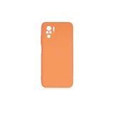 PSR aksesuar (p2217) Turuncu Kamera Korumalı Kadife Iç Yüzeyli (ŞIK TASARIM) Silikon Kılıf Turuncu Xiaomi Redmi Note 10s ile uyumlu