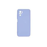 PSR aksesuar (p2221) Lila Kamera Korumalı Kadife Iç Yüzeyli (ŞIK TASARIM) Silikon Kılıf Lila Xiaomi Redmi Note 10s ile uyumlu