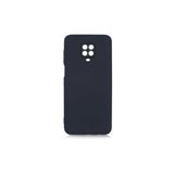 PSR aksesuar (p2223) Siyah Kadife Iç Yüzeyli (ŞIK TASARIM) Silikon Kılıf Siyah Xiaomi Redmi Note 9s/9 Pro ile uyumlu