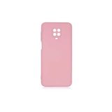 PSR aksesuar (p2224) Açık Pembe Kadife Iç Yüzeyli (ŞIK TASARIM) Silikon Kılıf Açık Pembe Xiaomi Redmi Note 9s/9 Pro ile uyumlu