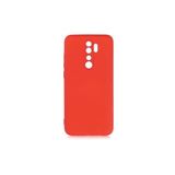 PSR aksesuar (p2231) Koyu Pembe Kadife Iç Yüzeyli (ŞIK TASARIM) Silikon Kılıf Koyu Pembe Xiaomi Redmi Note 8 Pro ile uyumlu