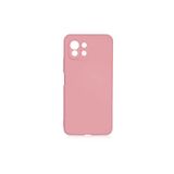 PSR aksesuar (p2233) Açık Pembe Kadife Iç Yüzeyli (ŞIK TASARIM) Silikon Kılıf Açık Pembe Xiaomi Mi 11 Lite ile uyumlu