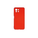 PSR aksesuar (p2234) Koyu Pembe Kadife Iç Yüzeyli (ŞIK TASARIM) Silikon Kılıf Koyu Pembe Xiaomi Mi 11 Lite ile uyumlu