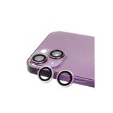 PSR aksesuar (p2260) derin mor Birebir Kamera Lens Koruyucu Cam Iphone 14 14 Plus 15 15 Plus ile uyumlu