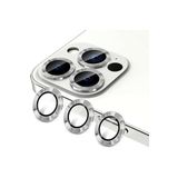PSR aksesuar (p2350) Mor2 Beyaz Kamera Koruyucu Lens iPhone 13 Pro ile uyumlu