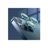 PSR aksesuar (p2358) Neon Turuncu Fosforlu Gece Parlayan Telefon Lens Koruyucu iPhone 12 Pro Max ile uyumlu
