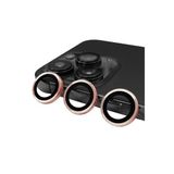 PSR aksesuar (p2381) Açık Gri Kamera Koruyucu Lens iPhone 14 Pro ile uyumlu