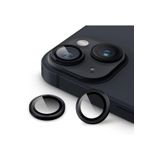 PSR aksesuar (p3028) siyah/Kamera Koruyucu Lens Mercek Metal Çerçeveli 2li Set Iphone 13/13 Mini ile uyumlu