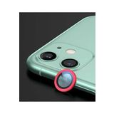 PSR aksesuar (p3190) kırmızı Kamera Lens Koruyucu Apple Iphone 11-12 - 12 Mini ile uyumlu