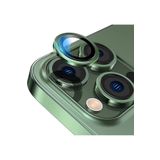 PSR aksesuar (p3977) koyu yeşil Alüminyum Alaşım 3d Kamera Lens Koruyucu Siyah [3'lü Set] Iphone 13 Pro/13 Pro Max ile uyumlu