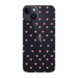 PSR aksesuar (p5031) Şeffaf k Kalpler Şeffaf Telefon Kılıfı iPhone 14 ile uyumlu