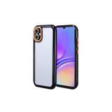 PSR aksesuar (p517) Siyah Galaxy A05 Kılıf Kamera Korumalı Renkli Kenar ve Çerçeve Tasarımlı Zore Vitamin Kapak-Siyah Galaxy A05 ile uyumlu