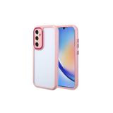 PSR aksesuar (p539) Mürdüm Galaxy A34 Kılıf Kamera Korumalı Renkli Kenar ve Çerçeve Tasarımlı Zore Vitamin Kapak-Mürdüm Galaxy A34 ile uyumlu