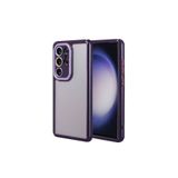 PSR aksesuar (p568) Derin Mor Kılıf Kamera Korumalı Renkli Kenar ve Çerçeve Tasarımlı Zore Vitamin Kapak-Derin Mo Galaxy S23 Ultra ile uyumlu